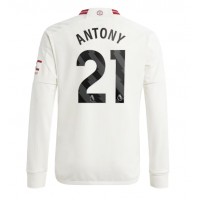 Manchester United Antony #21 Tretí futbalový dres 2023-24 Dlhy Rukáv